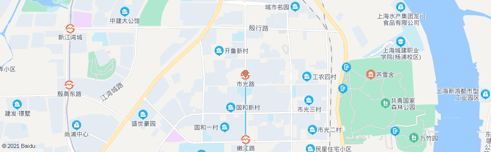 上海市光路站_公交站地图_上海公交_妙搜公交查询2024