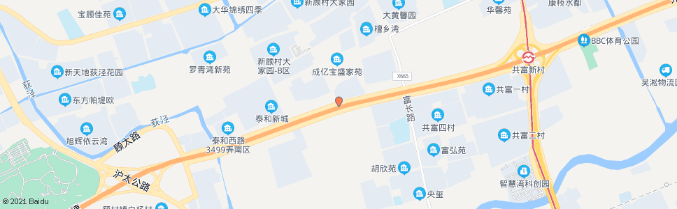 上海泰和西路富联路_公交站地图_上海公交_妙搜公交查询2024