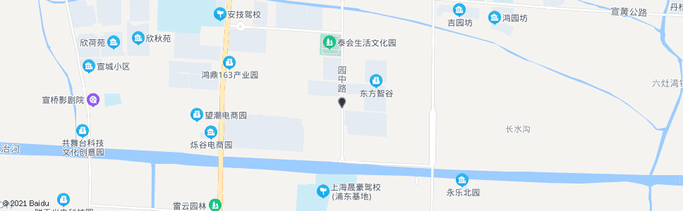 上海园中路园迪路_公交站地图_上海公交_妙搜公交查询2024