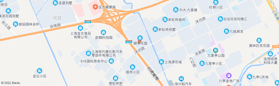 上海涞坊路(颐亭花园)_公交站地图_上海公交_妙搜公交查询2024