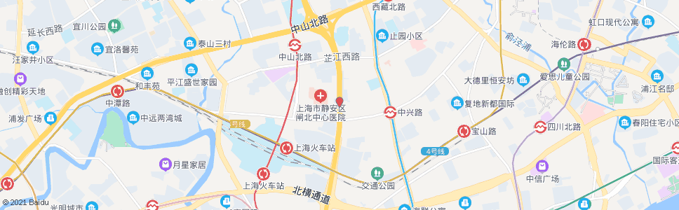 上海共和新路中华新路_公交站地图_上海公交_妙搜公交查询2024