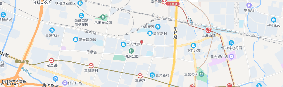 上海高陵路桃浦路_公交站地图_上海公交_妙搜公交查询2024