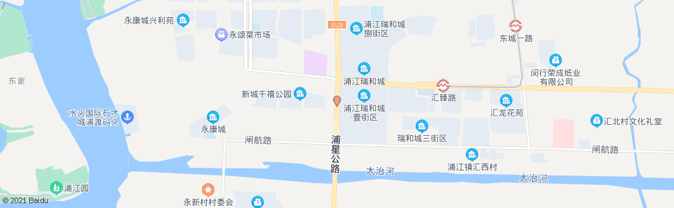 上海浦星公路闸航路_公交站地图_上海公交_妙搜公交查询2024