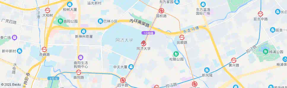 上海同济大学站_公交站地图_上海公交_妙搜公交查询2024