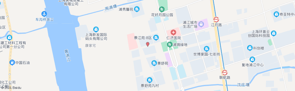上海江月路浦雪路_公交站地图_上海公交_妙搜公交查询2024