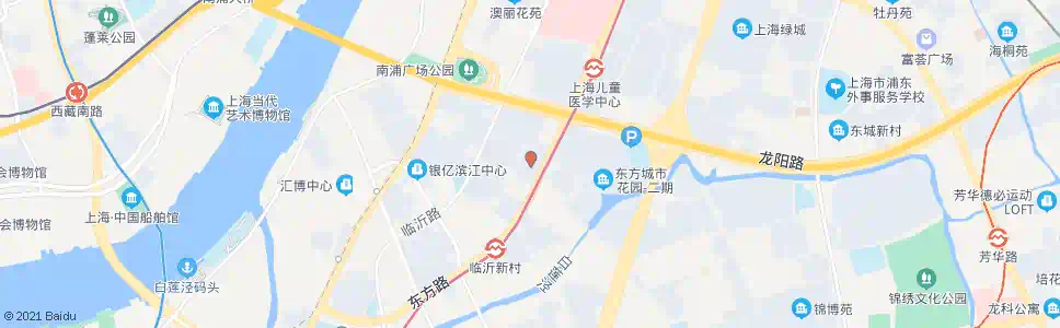 上海东方路东三里桥路(东方电视台)_公交站地图_上海公交_妙搜公交查询2024