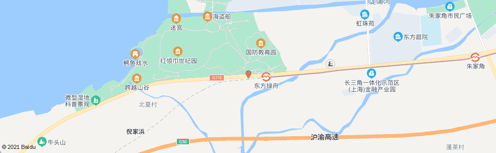 上海沪青平公路山湾_公交站地图_上海公交_妙搜公交查询2024
