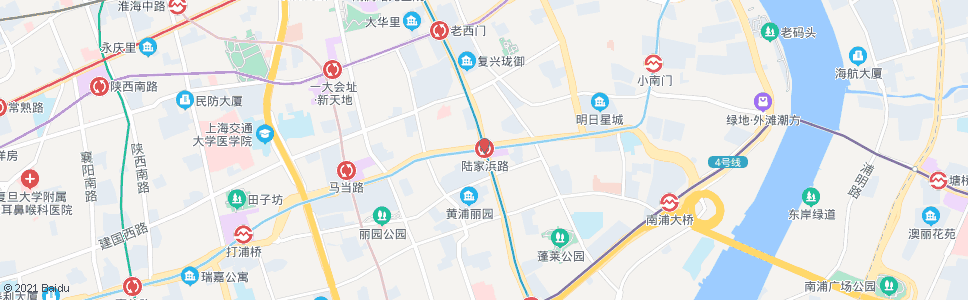 上海陆家浜_公交站地图_上海公交_妙搜公交查询2024