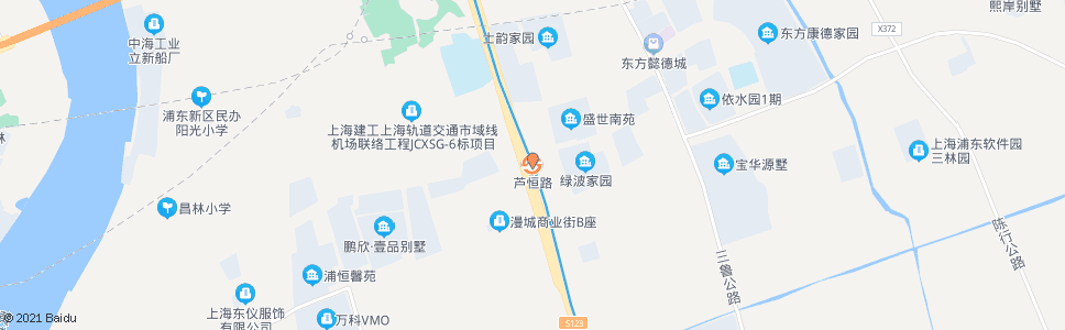 上海芦恒路站_公交站地图_上海公交_妙搜公交查询2024