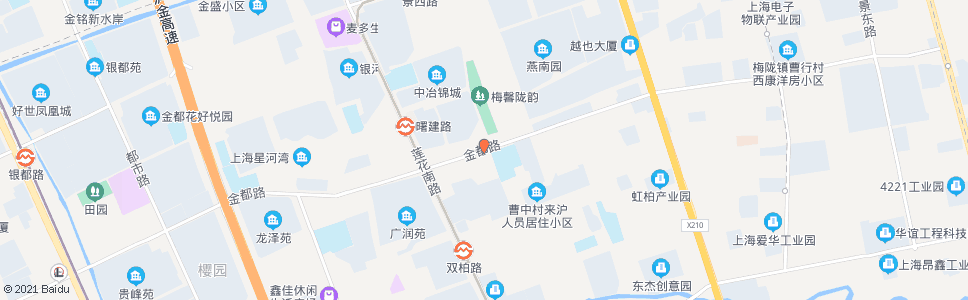 上海金都路景西路_公交站地图_上海公交_妙搜公交查询2024