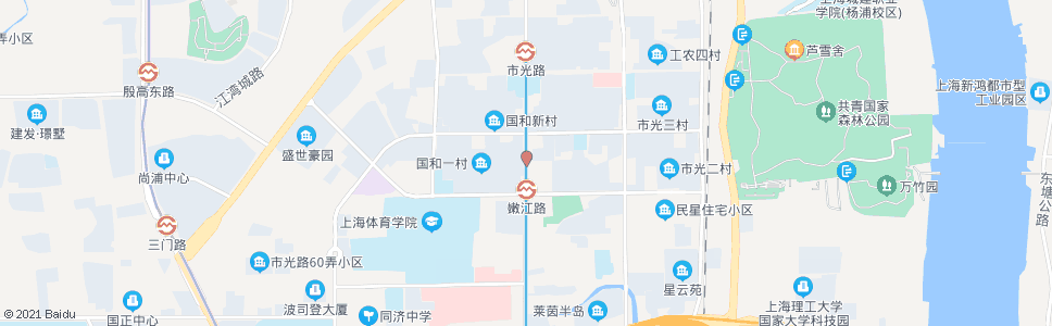 上海中原路国和路_公交站地图_上海公交_妙搜公交查询2024