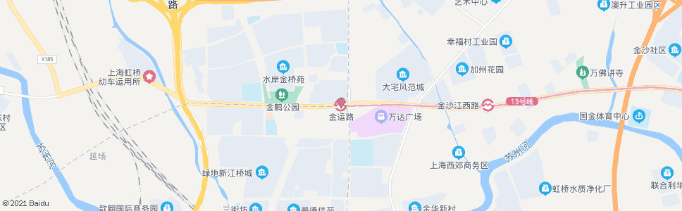 上海金运路站_公交站地图_上海公交_妙搜公交查询2024
