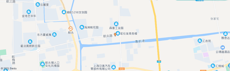 上海航头路航都路_公交站地图_上海公交_妙搜公交查询2024