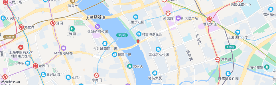上海杨家渡桥_公交站地图_上海公交_妙搜公交查询2024