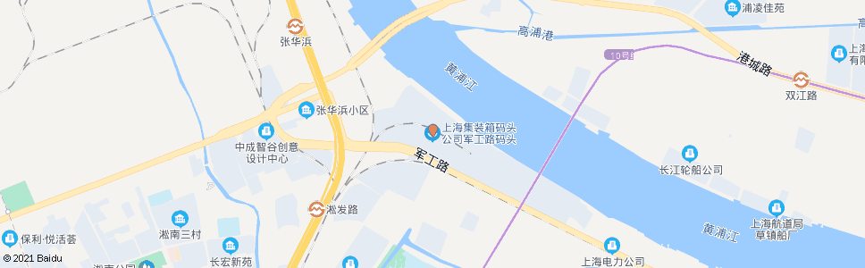 上海工业公司码头_公交站地图_上海公交_妙搜公交查询2024