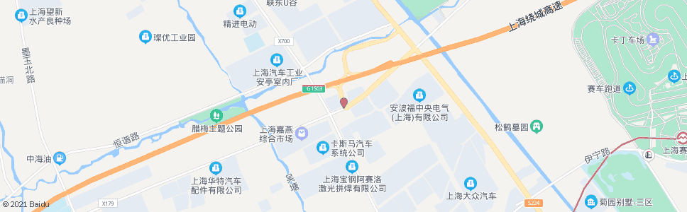 上海松东路北_公交站地图_上海公交_妙搜公交查询2024