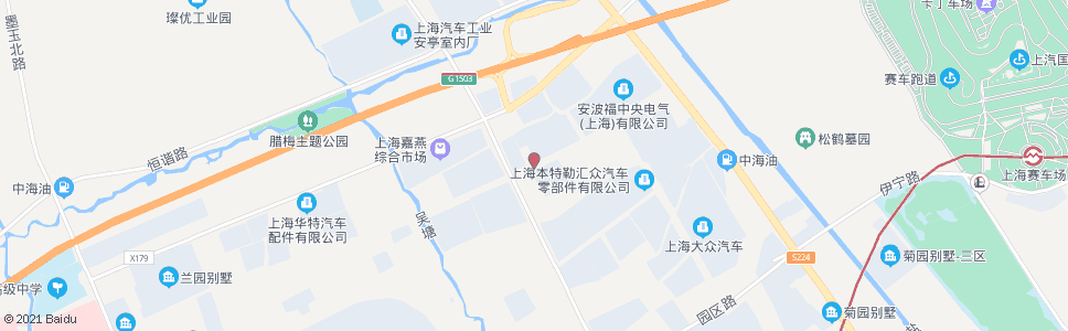 上海园国路百安公路_公交站地图_上海公交_妙搜公交查询2024