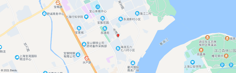 上海永清路水产路(招呼站)_公交站地图_上海公交_妙搜公交查询2024
