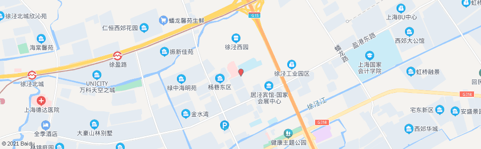 上海徐民路京华路_公交站地图_上海公交_妙搜公交查询2024