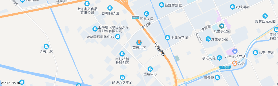 上海茵芳小区_公交站地图_上海公交_妙搜公交查询2024