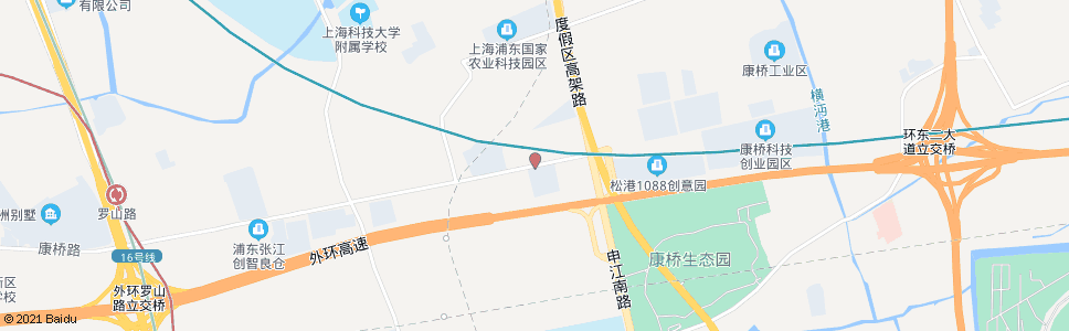 上海康桥路申江路(高西村)_公交站地图_上海公交_妙搜公交查询2024