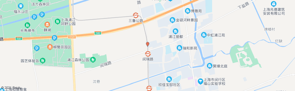 上海三鲁公路浦连路_公交站地图_上海公交_妙搜公交查询2024