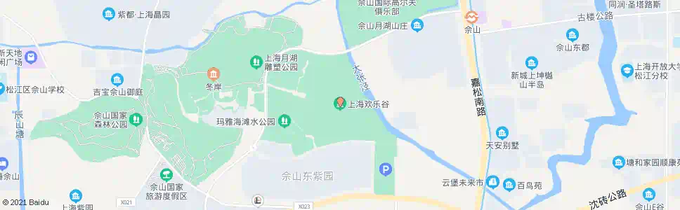 上海欢乐谷(招呼站)_公交站地图_上海公交_妙搜公交查询2024