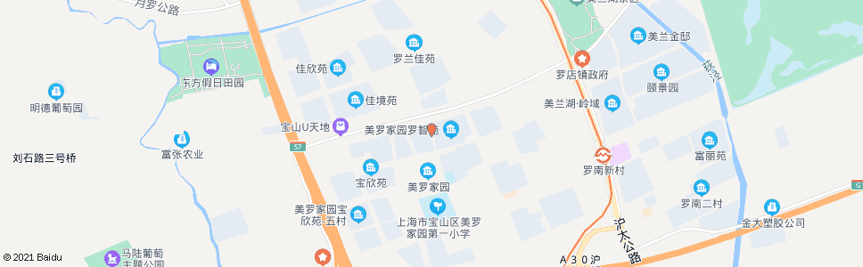 上海美兰湖路罗智路_公交站地图_上海公交_妙搜公交查询2024