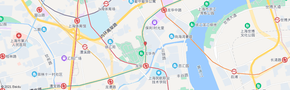 上海龙华路华容路_公交站地图_上海公交_妙搜公交查询2024