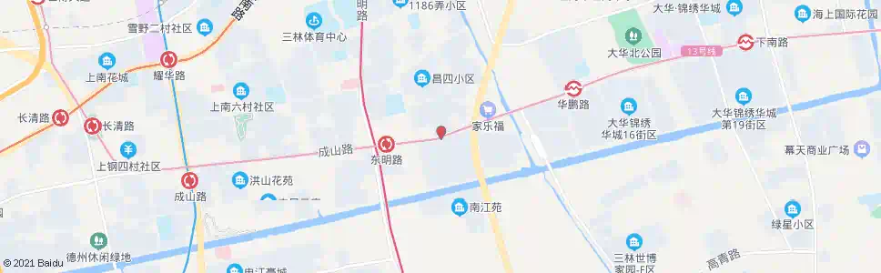 上海成山路邹平路_公交站地图_上海公交_妙搜公交查询2024