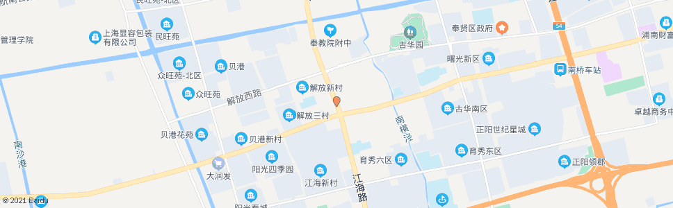 上海南奉公路南桥路_公交站地图_上海公交_妙搜公交查询2024