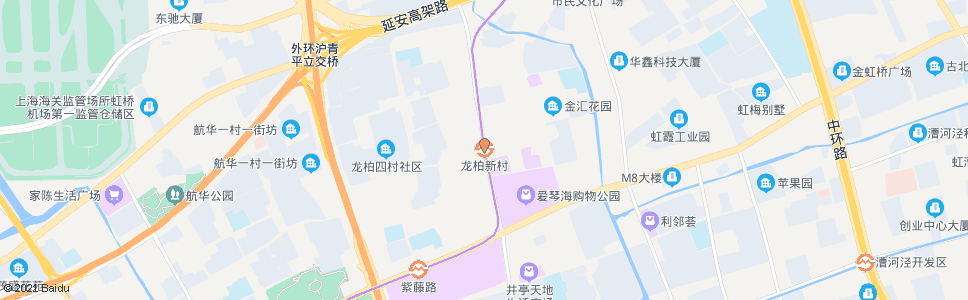 上海龙柏新村站_公交站地图_上海公交_妙搜公交查询2024