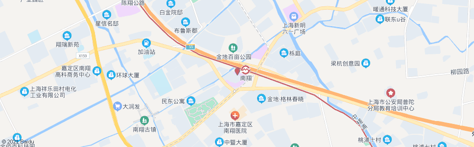 上海公交南翔站_公交站地图_上海公交_妙搜公交查询2024