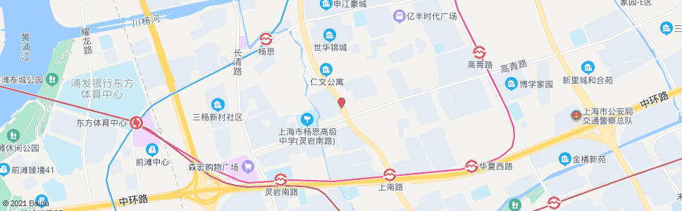 上海海阳路上南路_公交站地图_上海公交_妙搜公交查询2024