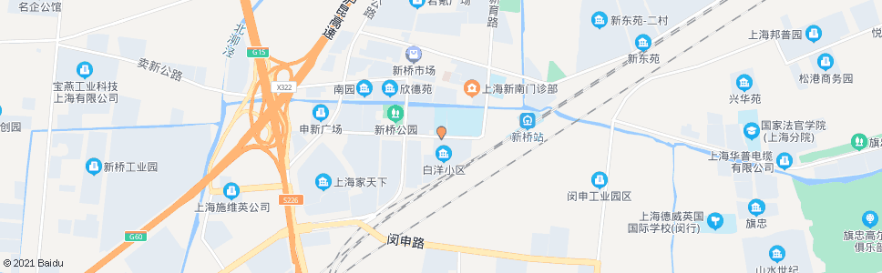 上海新桥中心小学_公交站地图_上海公交_妙搜公交查询2024