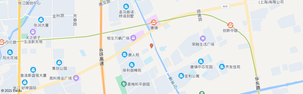 上海唐陆公路唐镇路_公交站地图_上海公交_妙搜公交查询2024