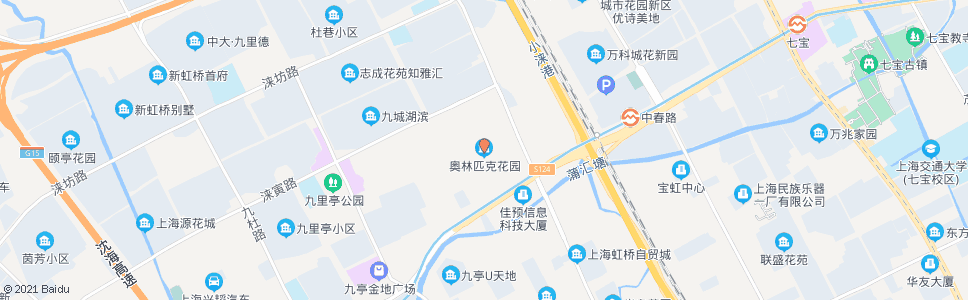 上海奥林匹克_公交站地图_上海公交_妙搜公交查询2024