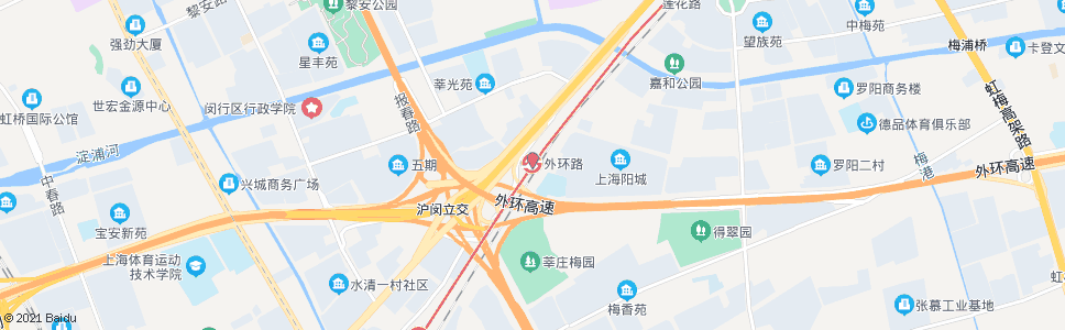 上海外环路地铁站_公交站地图_上海公交_妙搜公交查询2024
