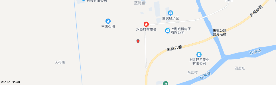 上海老朱枫公路双联村_公交站地图_上海公交_妙搜公交查询2024