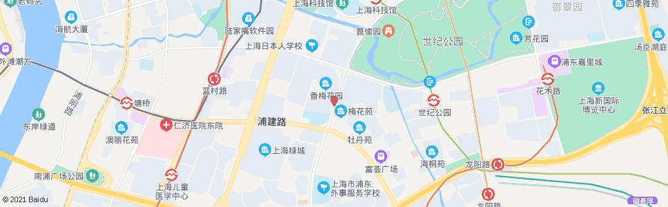上海锦绣路梅花路_公交站地图_上海公交_妙搜公交查询2024