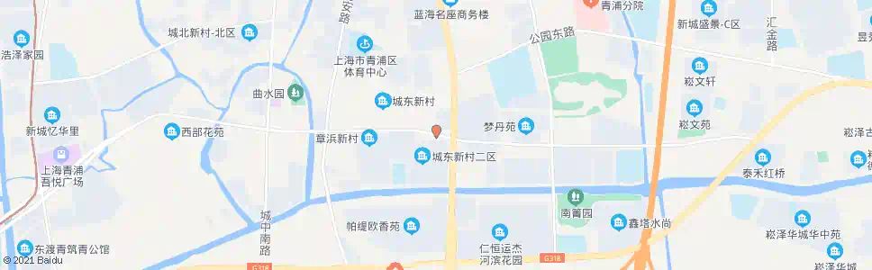 上海城中东路保安路_公交站地图_上海公交_妙搜公交查询2024