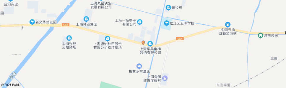 上海叶新公路西厍公路_公交站地图_上海公交_妙搜公交查询2024
