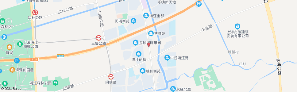 上海召楼路浦连路_公交站地图_上海公交_妙搜公交查询2024