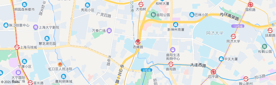上海赤峰路站_公交站地图_上海公交_妙搜公交查询2024