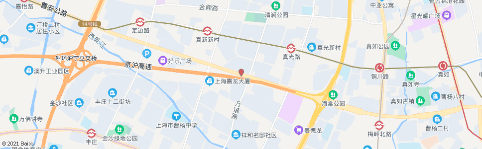 上海万镇路曹安公路_公交站地图_上海公交_妙搜公交查询2024