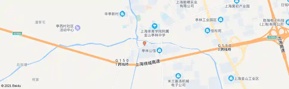 上海南亭公路松金公路_公交站地图_上海公交_妙搜公交查询2024