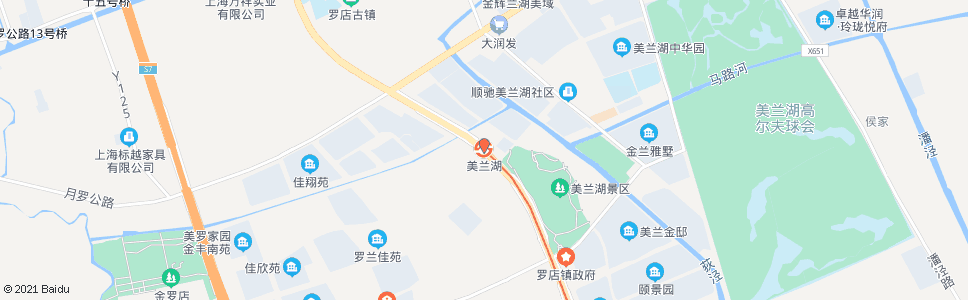 上海美兰湖站_公交站地图_上海公交_妙搜公交查询2024