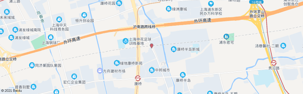 上海康沈路秀康路_公交站地图_上海公交_妙搜公交查询2024