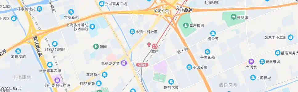 上海水清南路莘建东路_公交站地图_上海公交_妙搜公交查询2024