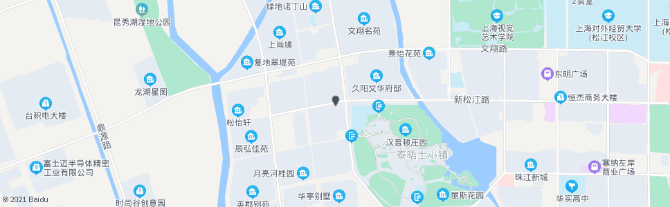 上海新松江路三新北路_公交站地图_上海公交_妙搜公交查询2024